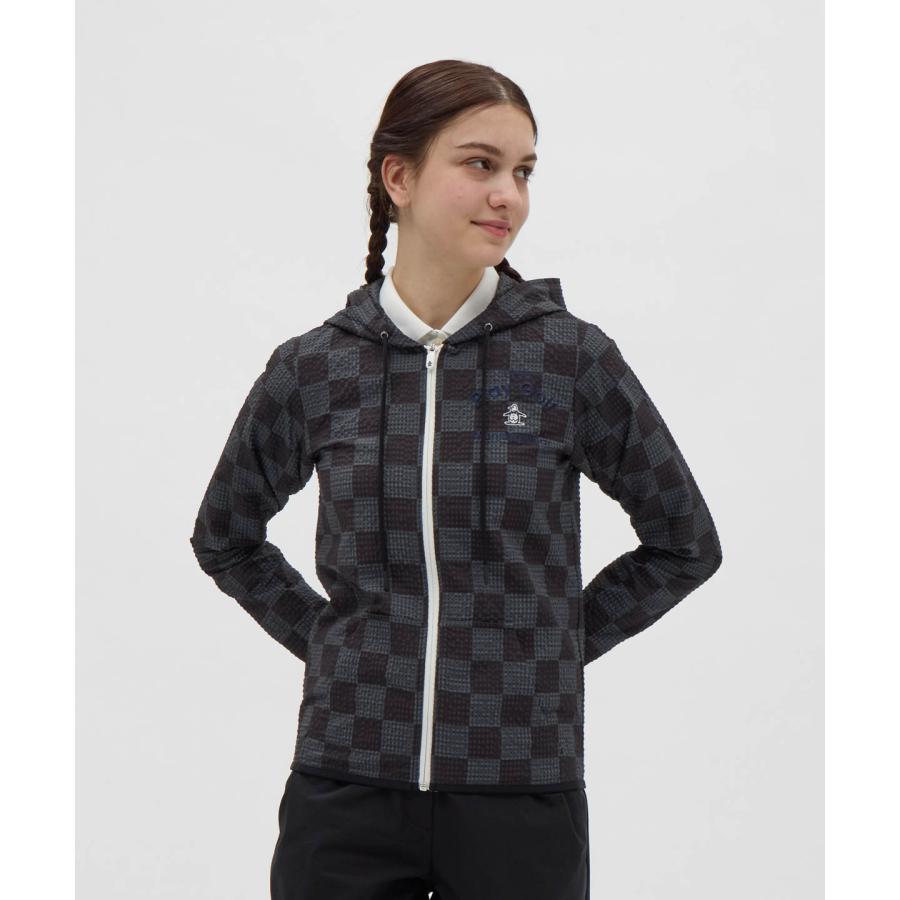 Munsingwear（マンシングウェア） 公式 ストレッチブロック柄長袖前