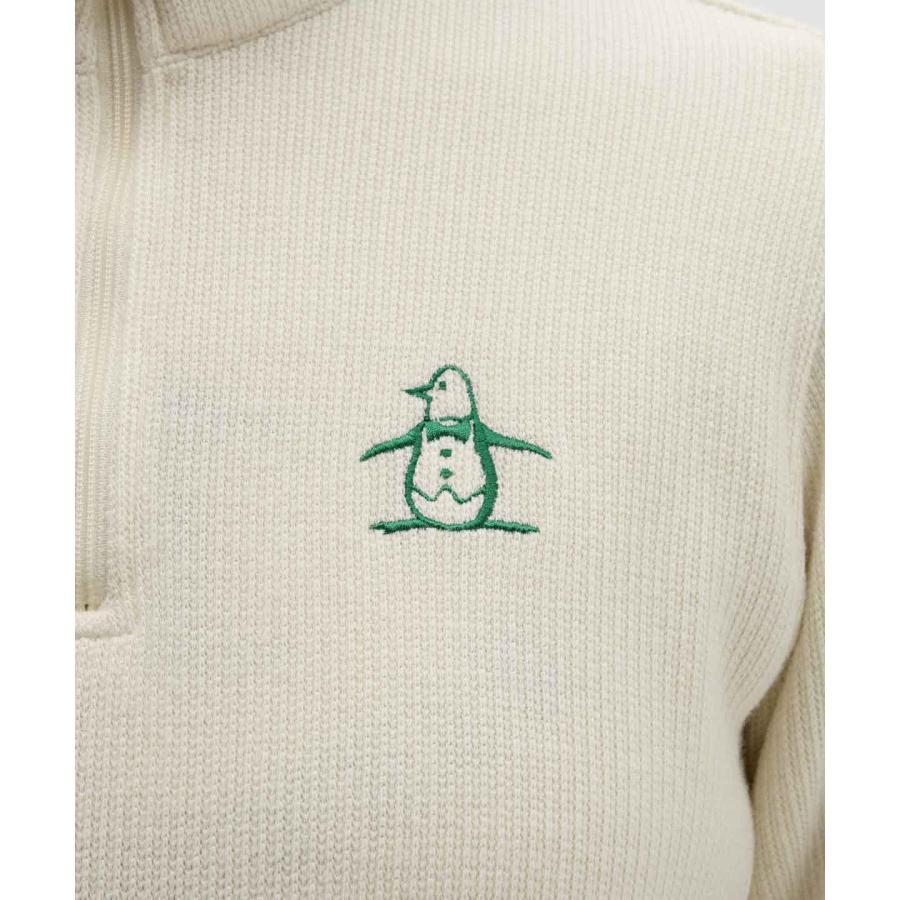 Munsingwear（マンシングウェア） 吸湿発熱スタンドカラーハーフジップ