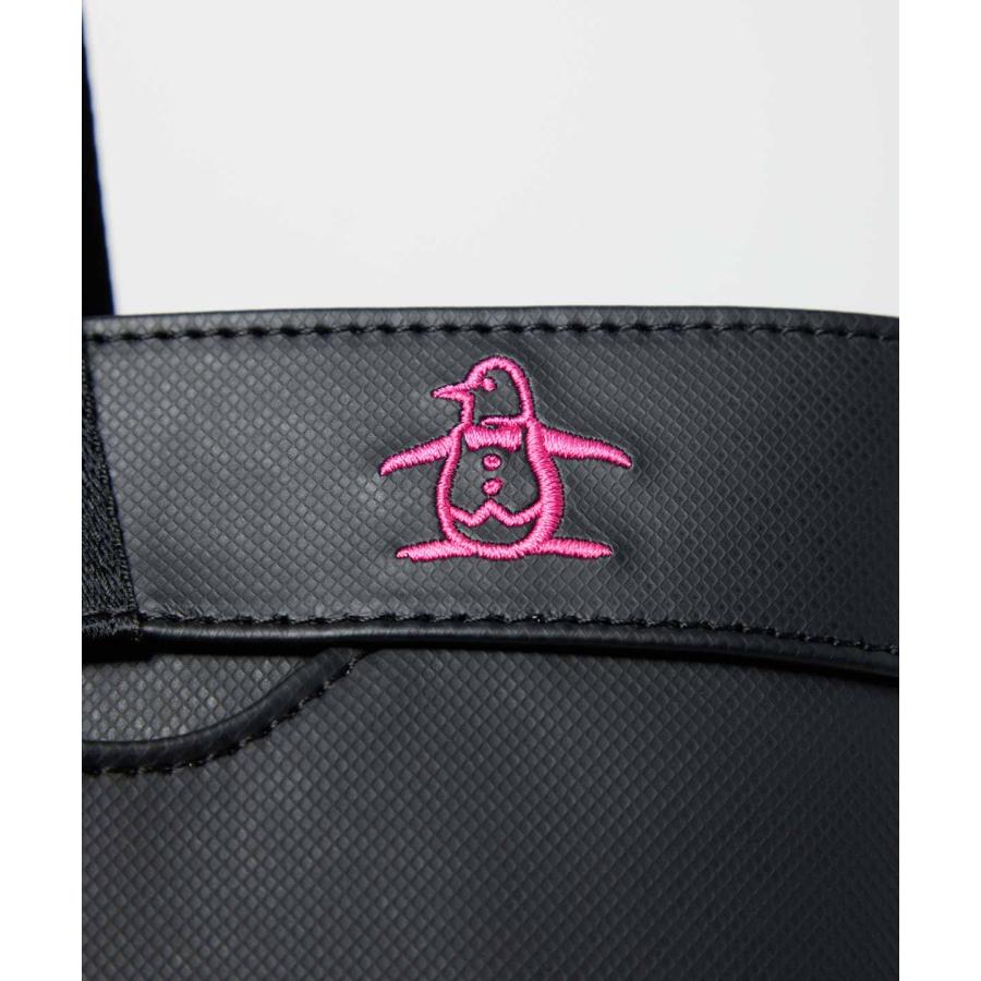 Munsingwear 公式 マンシングウェア 合皮素材ペンギン刺繍トート