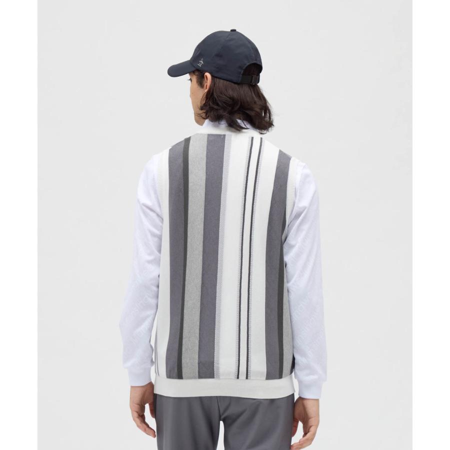 Munsingwear（マンシングウェア） 公式 マルチストライプニットベスト