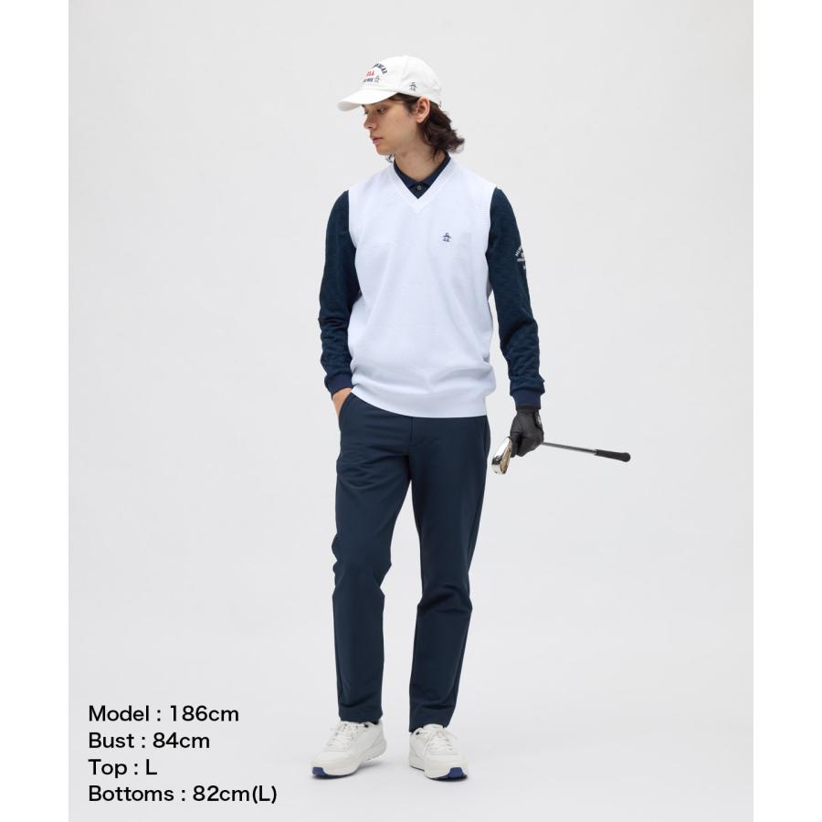 Munsingwear（マンシングウェア） 公式 地柄Vネックニットベスト