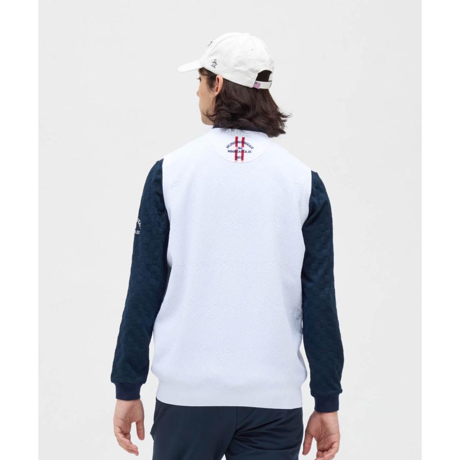 Munsingwear（マンシングウェア） 公式 地柄Vネックニットベスト