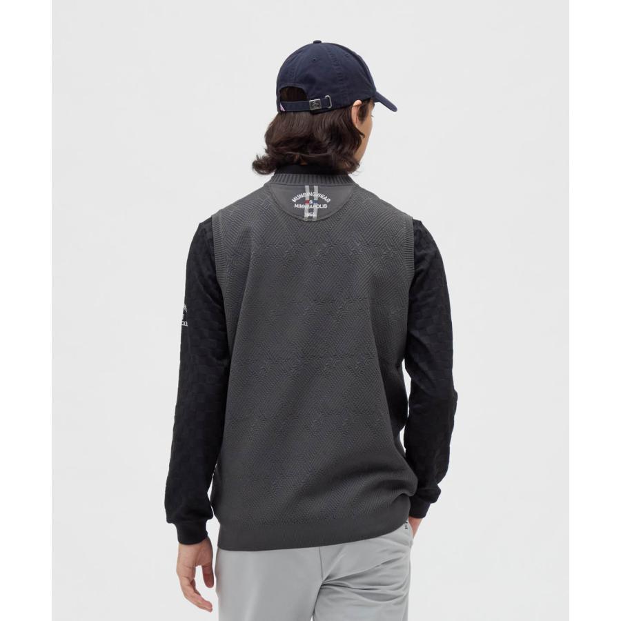 Munsingwear（マンシングウェア） 公式 地柄Vネックニットベスト