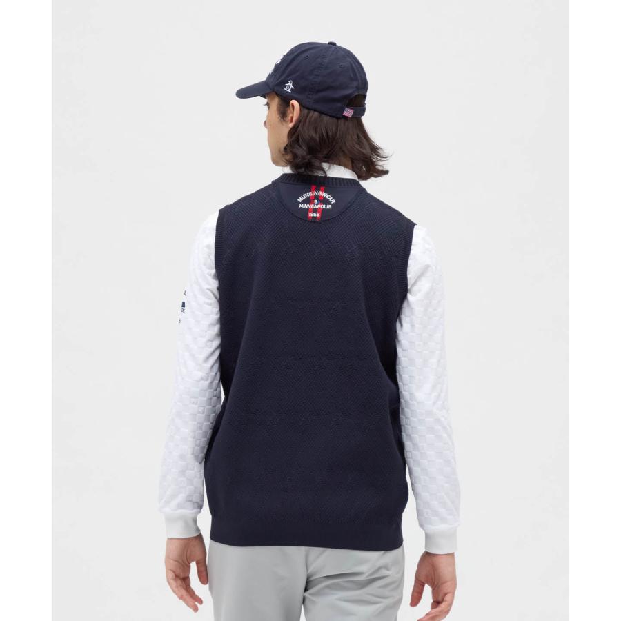 Munsingwear（マンシングウェア） 公式 地柄Vネックニットベスト