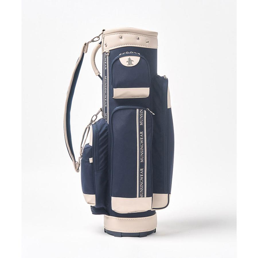 【美品】マンシングウェア ＮＸ２２０６　非売品 ゴルフバッグ Munsingwear（マンシングウェア） 公式 ナイロンファブリックキャディ