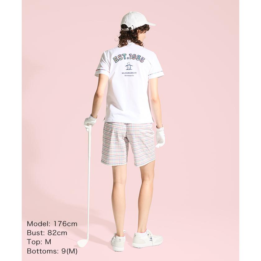 Munsingwear（マンシングウェア） 公式 ハーフパンツ マドラスチェック