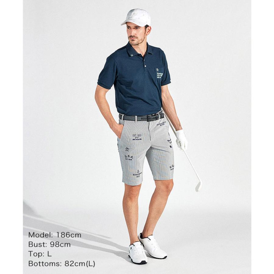 マンシング　爽やかライトグリーンのゴルフパンツ（光を熱に➕5℃） マンシング 爽やかライトグリーンのゴルフパンツ（光を熱に➕5℃）