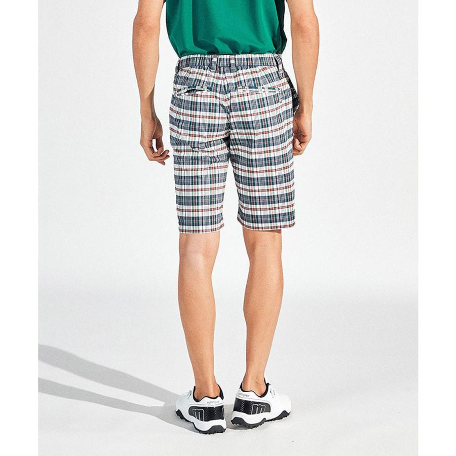 【未使用】Munsingwear マンシングウェア タック ハーフパンツ 未使用】Munsingwear マンシングウェア タック ハーフパンツ 未