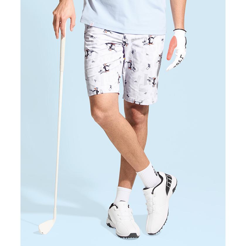 Munsingwear（マンシングウェア） 公式 ペンギン総柄プリント ハーフ