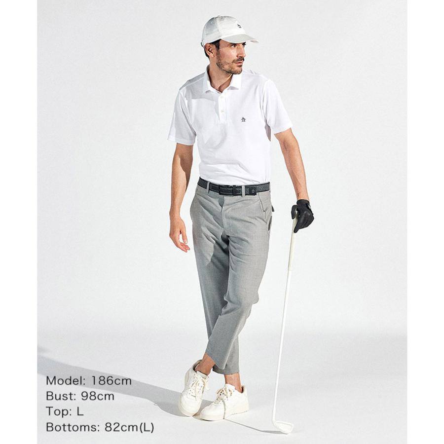 新品マンシングウェアストレッチサンスクリーン フィラシス飛び刺繍半袖ポロシャツL Munsingwear 公式 マンシングウェア サンスクリーン フィラシス