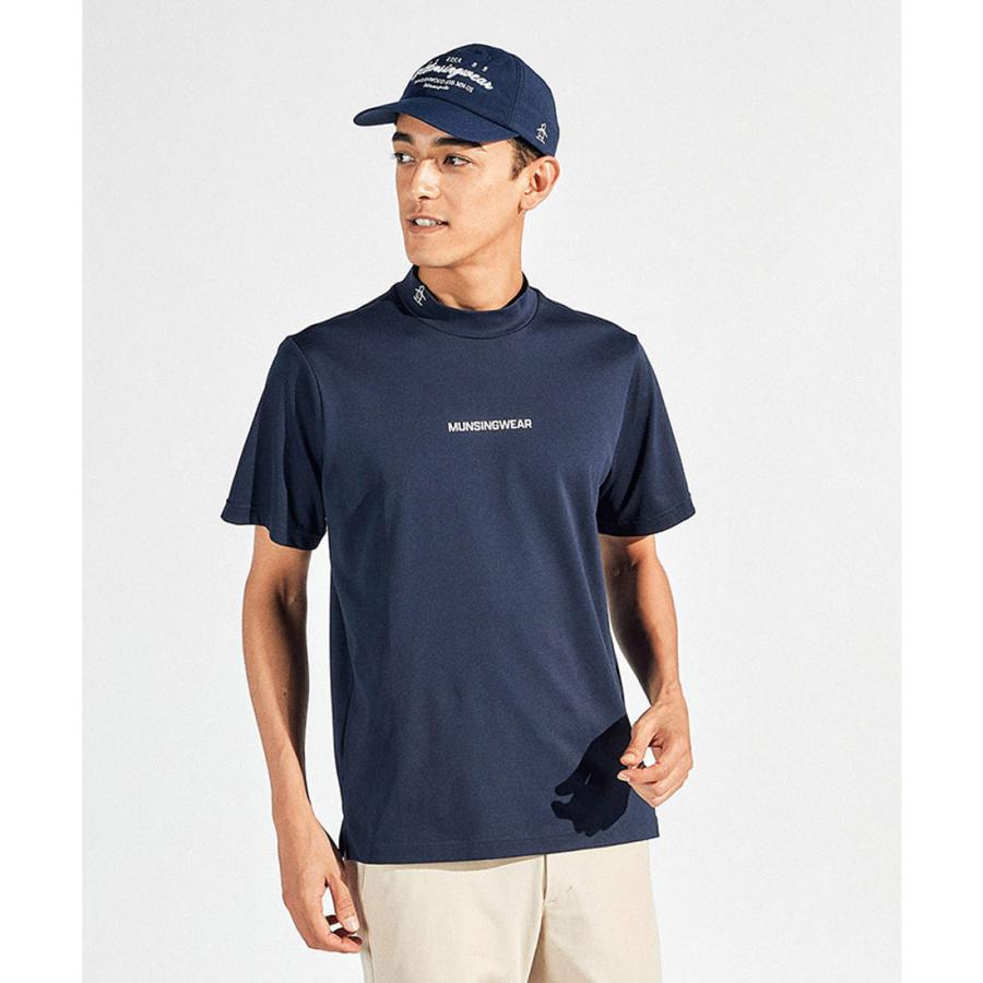 Munsingwear 公式 マンシングウェア モックネック半袖シャツ