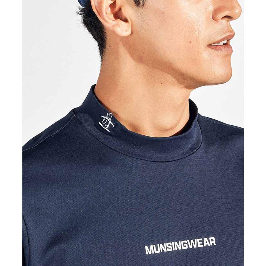 munsingwear 黒 モックネック　envoy 半袖　メンズ munsingwear 黒 モックネック envoy 半袖 メンズ Amazon.co.jp