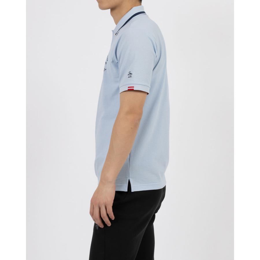 Munsingwear（マンシングウェア） 公式 シアサッカー半袖ポロシャツ