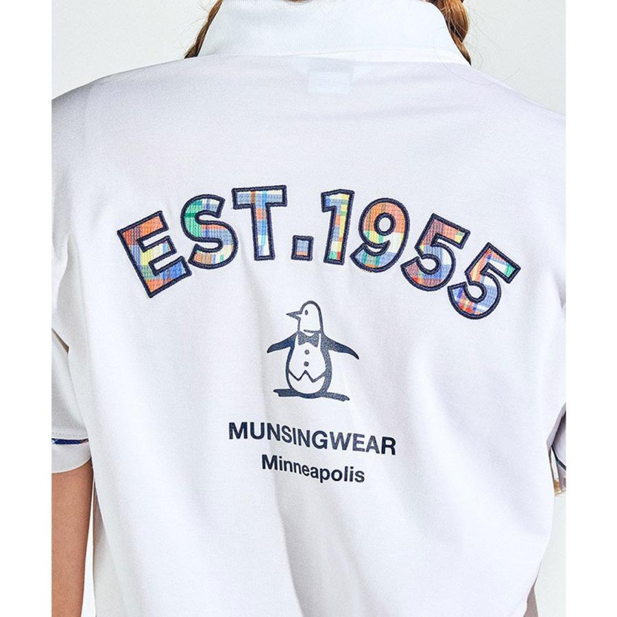 Munsingwear（マンシングウェア） 公式 半袖シャツ 鹿の子 レディース