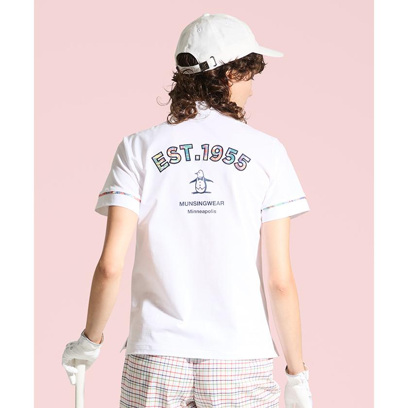 Munsingwear（マンシングウェア） 公式 半袖シャツ 鹿の子 レディース