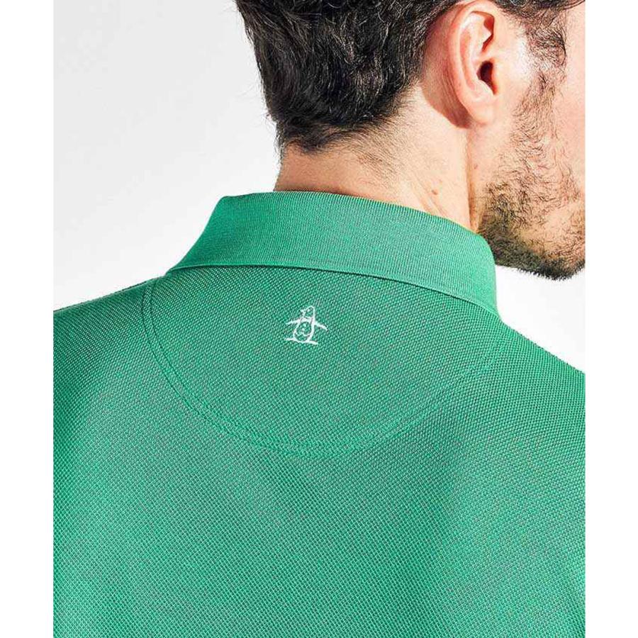 Munsingwear 緑と白ストライプ ポロシャツ Munsingwear 公式 マンシングウェア 70周年 アーカイブペンギン