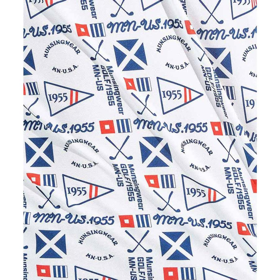 Munsingwear 公式 マンシングウェア グラフィック総柄プリント