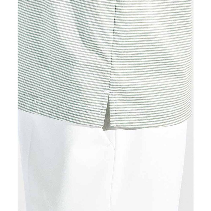 Munsingwear 公式 マンシングウェア ハイゲージ鹿の子ボーダー
