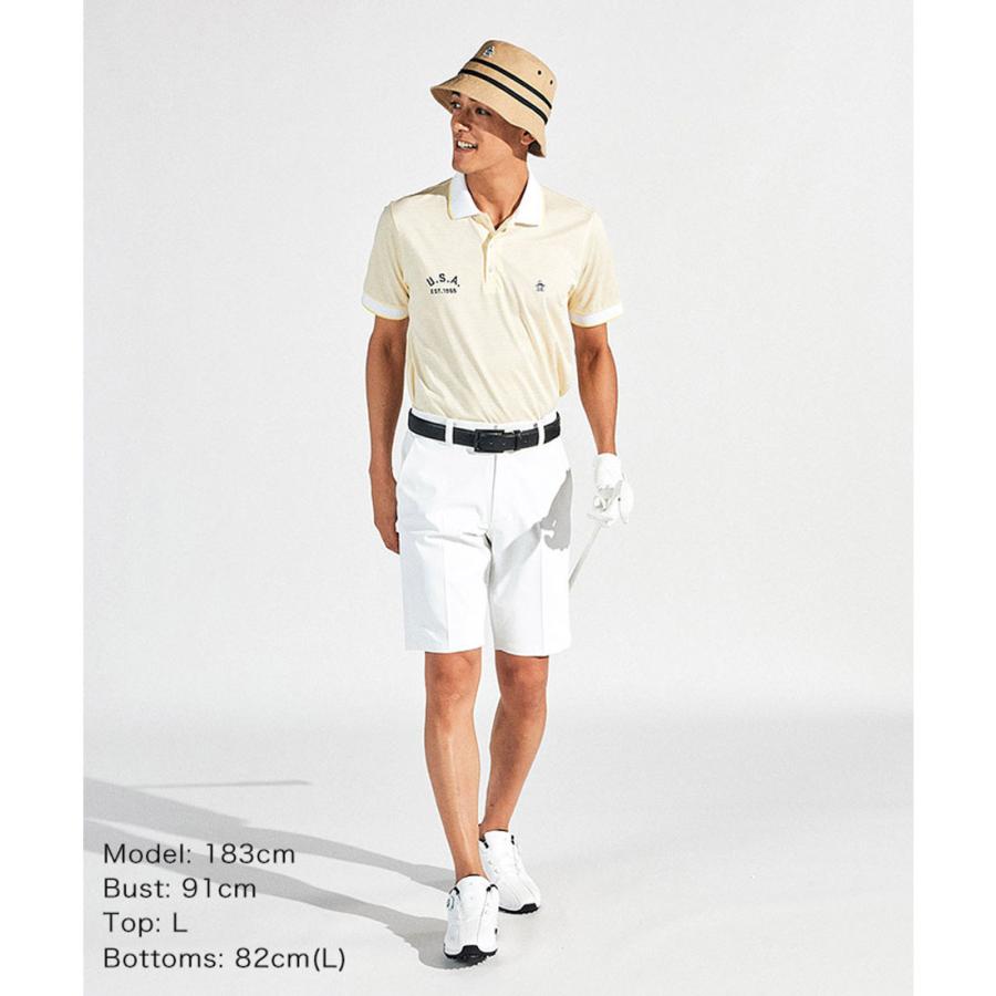 マンシングウェア ドット鹿の子半袖ポロシャツ メンズ 男性 サンスクリーン LL マンシングウェア Munsingwear サンスクリーンNIRドット鹿の子