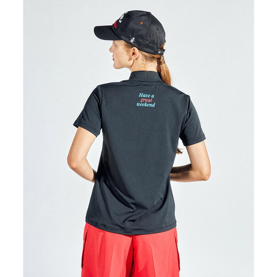 Munsingwear（マンシングウェア） 公式 ベア天竺モックネック半袖
