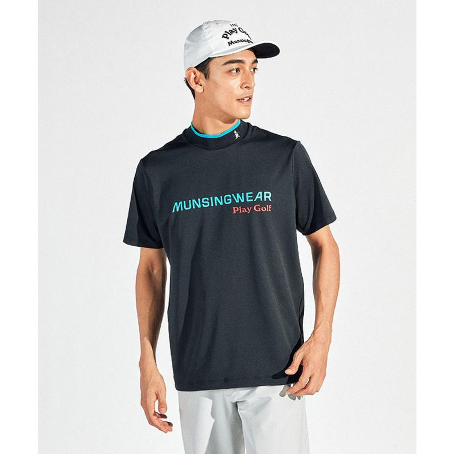 Munsingwear（マンシングウェア） 公式 ベア天竺半袖モックネック