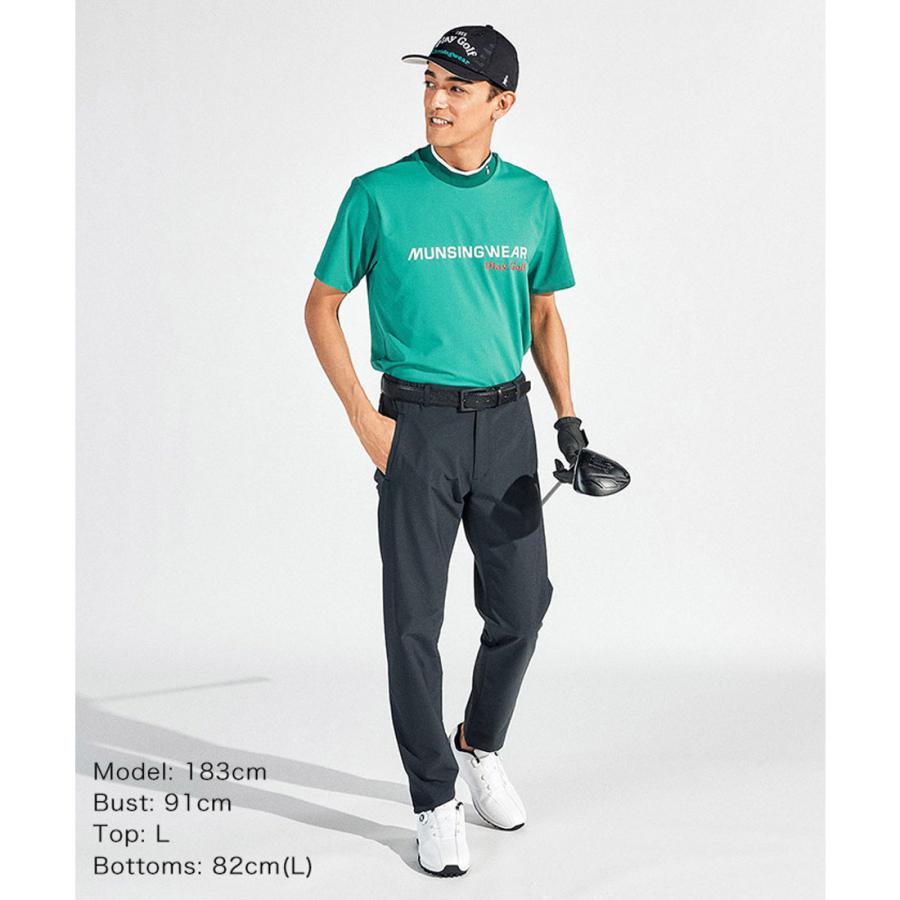 Munsingwear（マンシングウェア） 公式 ベア天竺半袖モックネック