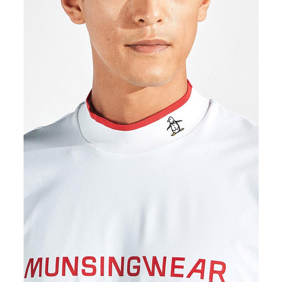 Munsingwear（マンシングウェア） 公式 ベア天竺半袖モックネック