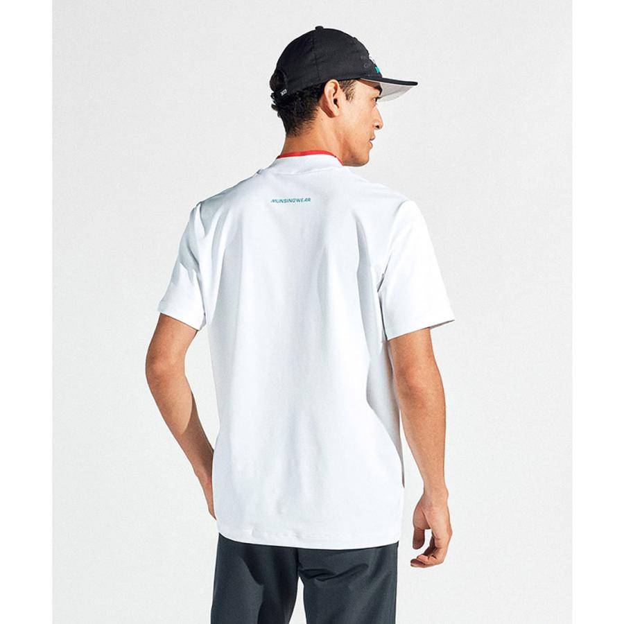Munsingwear（マンシングウェア） 公式 ベア天竺半袖モックネック
