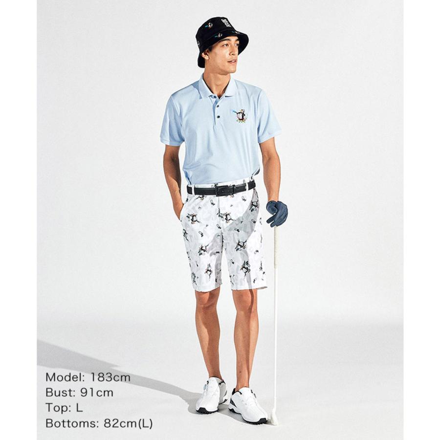 マンシングウェア ドット鹿の子半袖ポロシャツ メンズ 男性 サンスクリーン LL マンシングウェア Munsingwear サンスクリーンNIRドット鹿の子