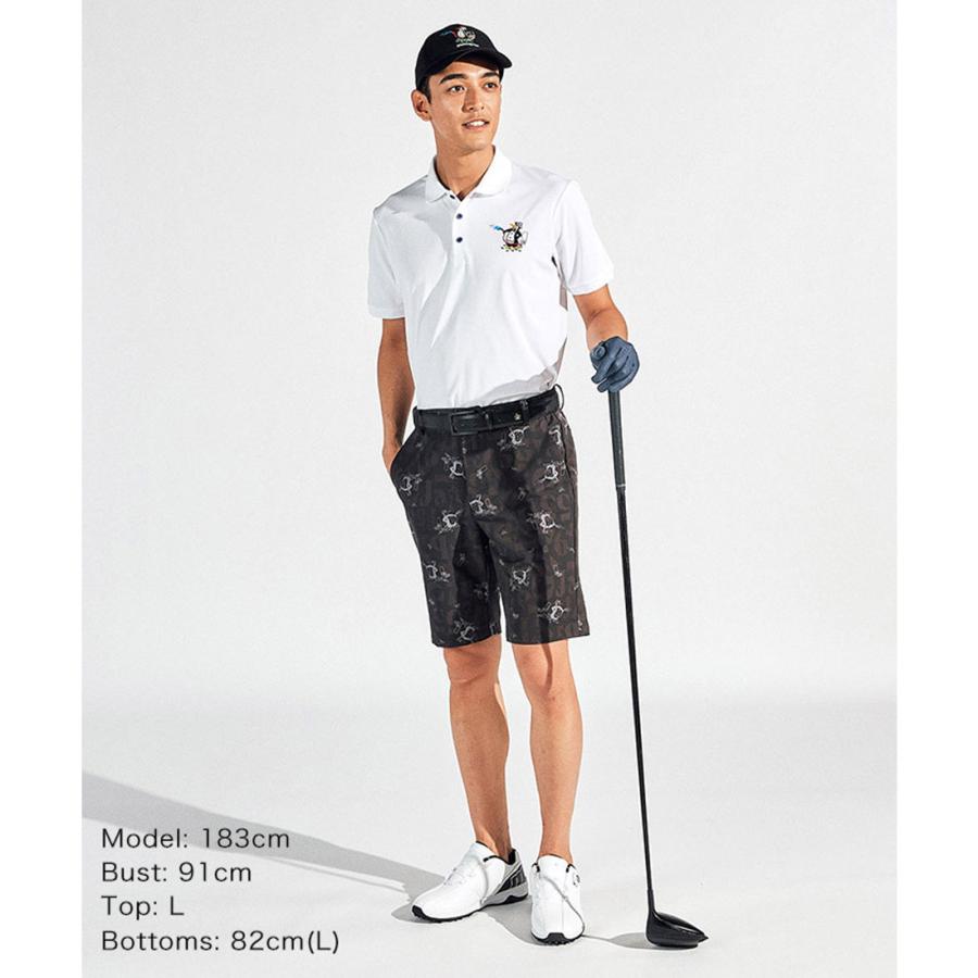 マンシングウェア ドット鹿の子半袖ポロシャツ メンズ 男性 サンスクリーン LL マンシングウェア Munsingwear サンスクリーンNIRドット鹿の子