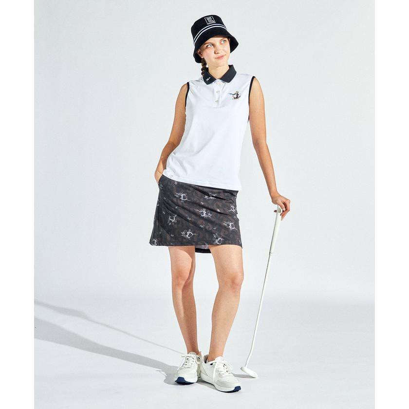Munsingwear（マンシングウェア） 公式 鹿の子 ノースリーブシャツ