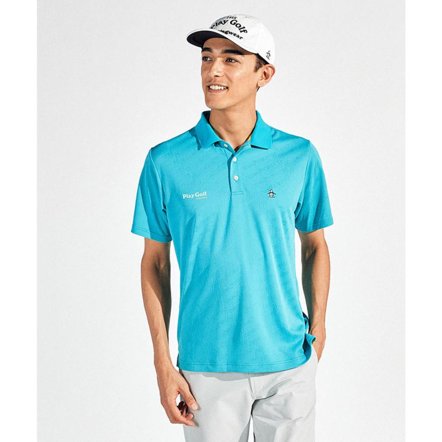 Munsingwear（マンシングウェア） 公式 ロゴジャカード ストレッチ半袖