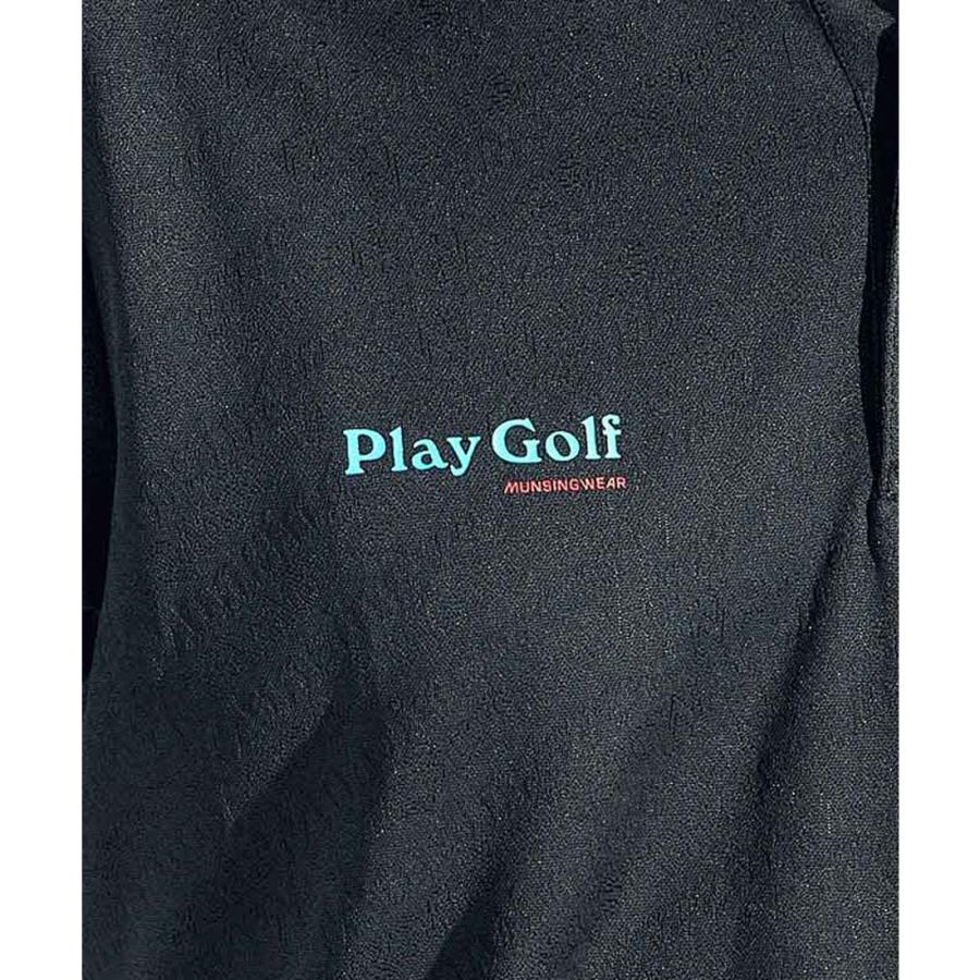 Munsingwear（マンシングウェア） 公式 ロゴジャカード ストレッチ半袖