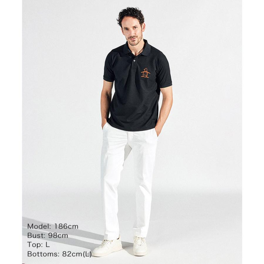 Munsingwear（マンシングウェア） 公式 裏鹿の子ビッグロゴ 半袖