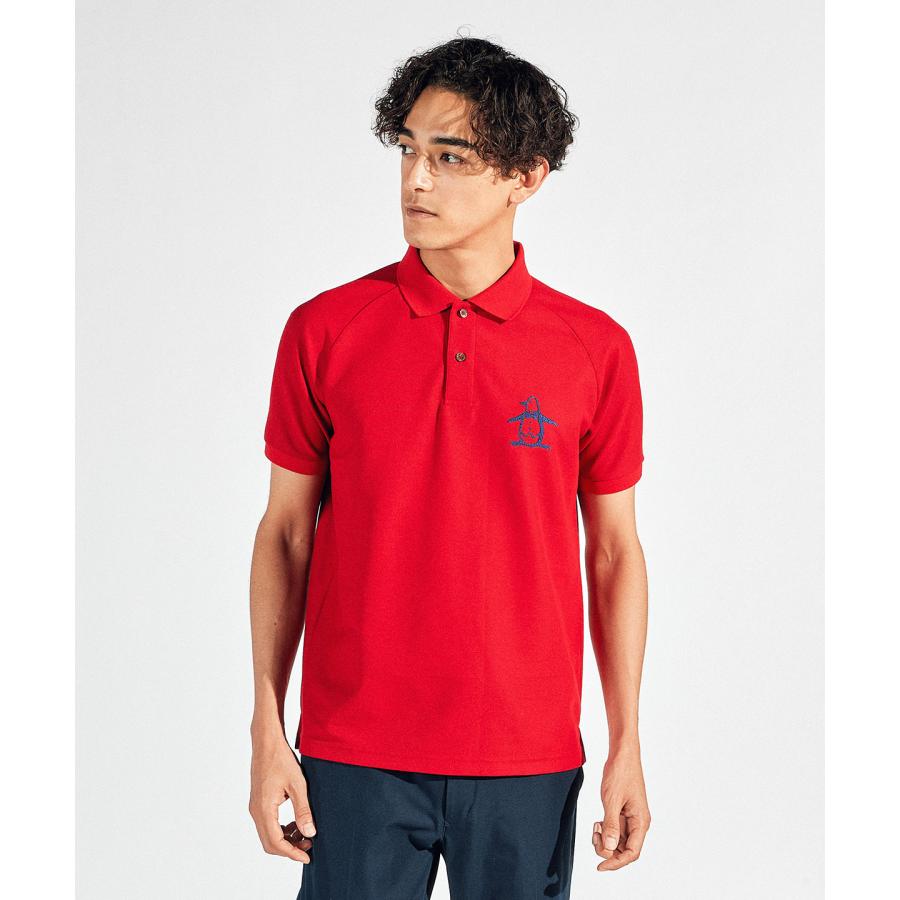 Munsingwear（マンシングウェア） 公式 裏鹿の子ビッグロゴ 半袖