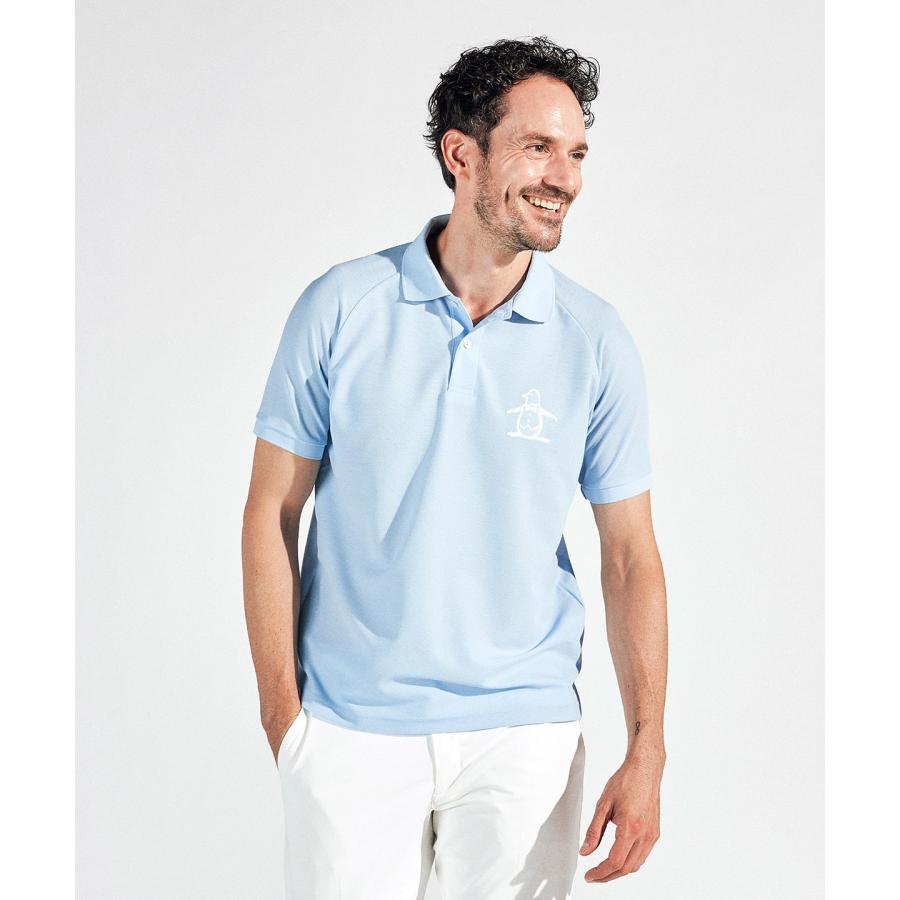 Munsingwear（マンシングウェア） 公式 裏鹿の子ビッグロゴ 半袖