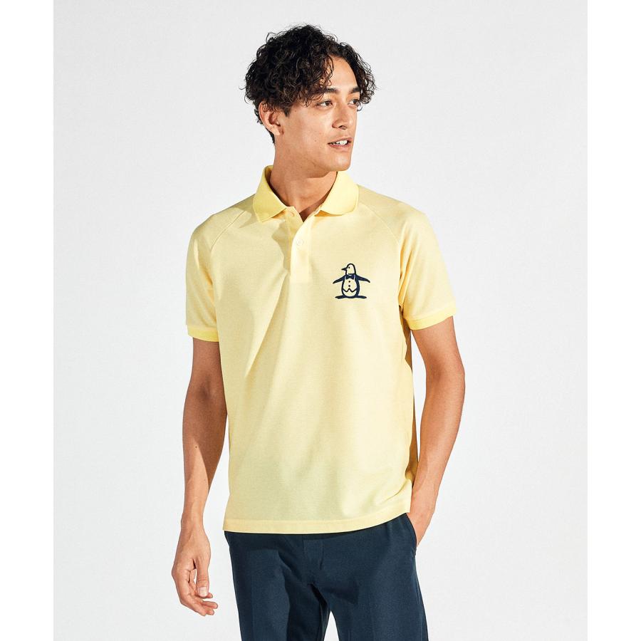Munsingwear（マンシングウェア） 公式 裏鹿の子ビッグロゴ 半袖