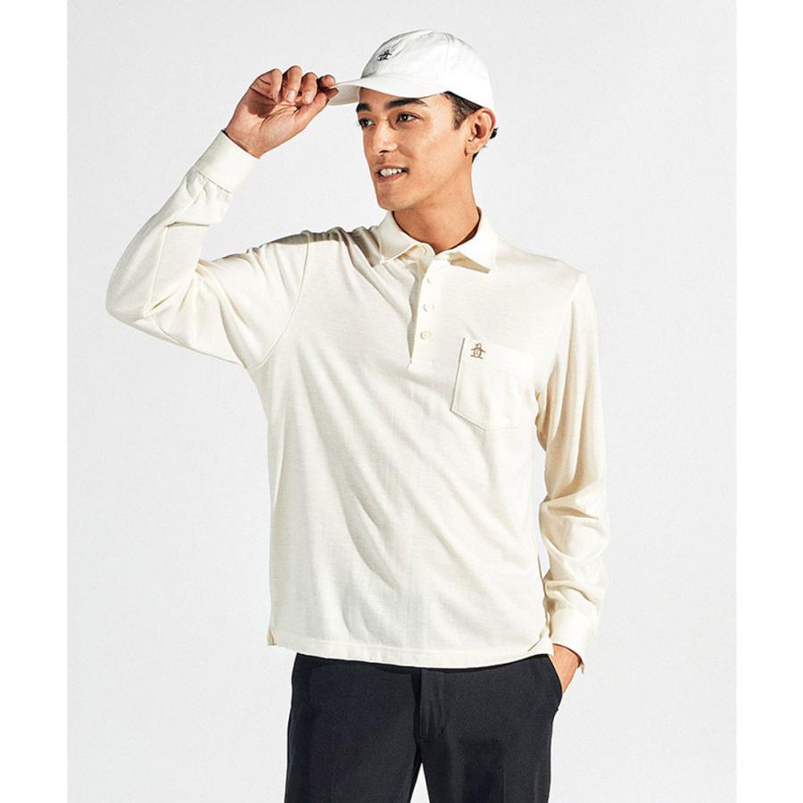 【タグ付未使用】 Munsingwear マンシングウェア ポロシャツ L Munsingwear（マンシングウェア） 公式 ハイゲージウール長袖