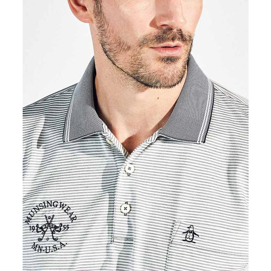 Munsingwear（マンシングウェア） 公式 ハイゲージバーズボーダー長袖