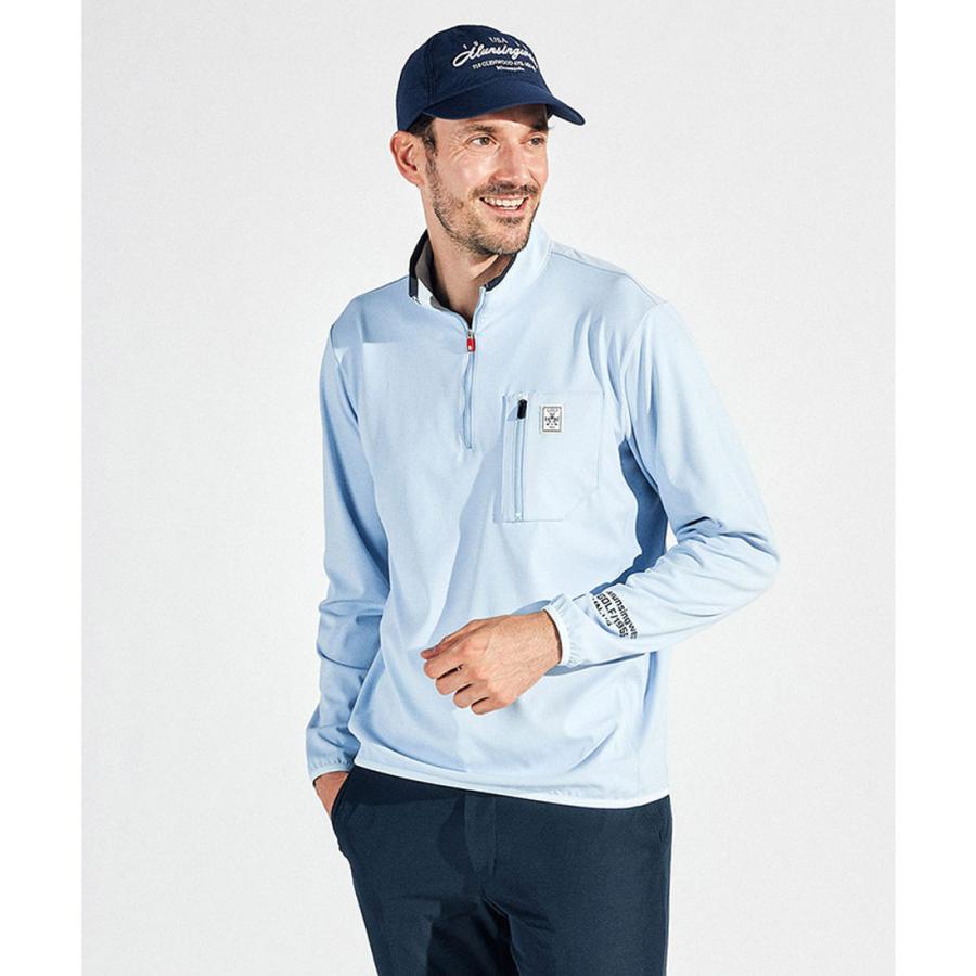 Munsingwear（マンシングウェア） 公式 スムースハーフジップ長袖
