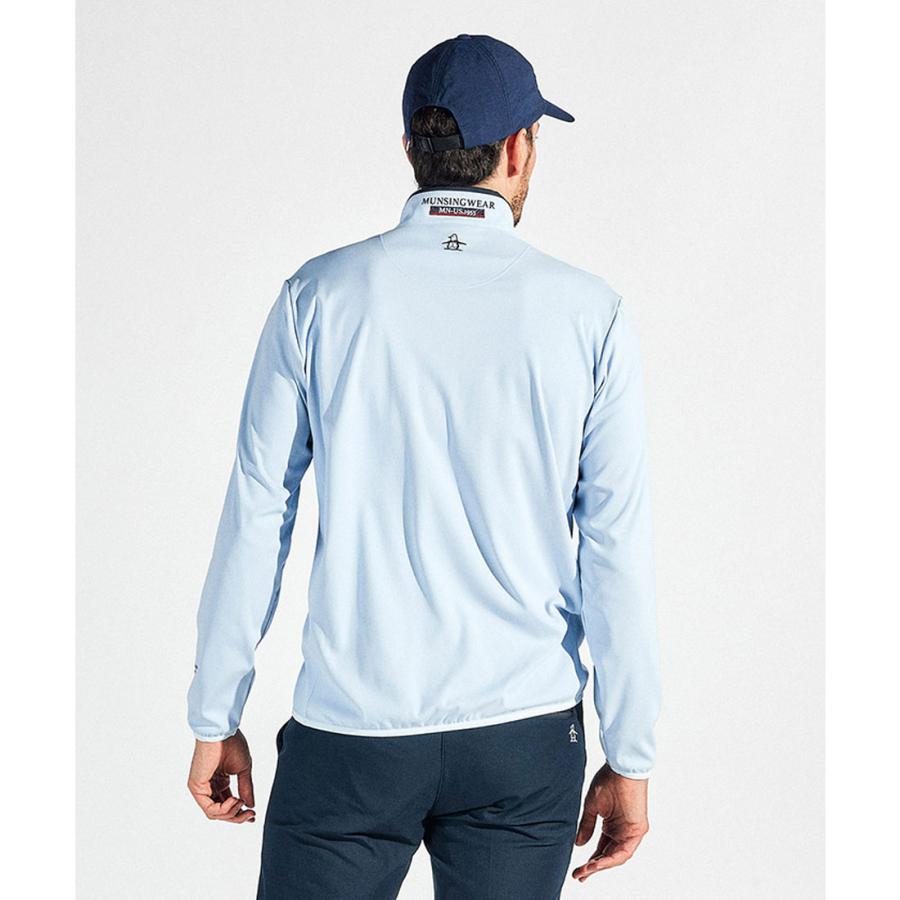 Munsingwear（マンシングウェア） 公式 スムースハーフジップ長袖