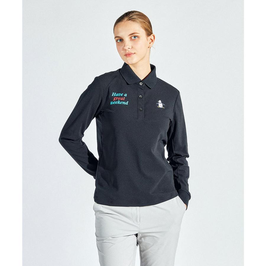 Munsingwear（マンシングウェア） 公式 鹿の子長袖ポロシャツ
