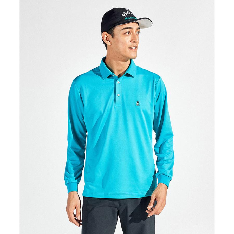 Munsingwear（マンシングウェア） 公式 鹿の子 長袖ポロシャツ メンズ