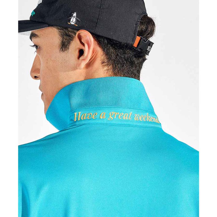 Munsingwear（マンシングウェア） 公式 鹿の子 長袖ポロシャツ メンズ