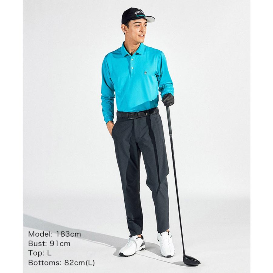 Munsingwear（マンシングウェア） 公式 鹿の子 長袖ポロシャツ メンズ