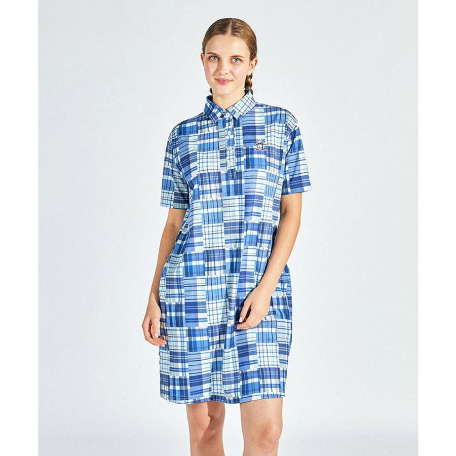 Munsingwear 公式 マンシングウェア 半袖ワンピース マドラス