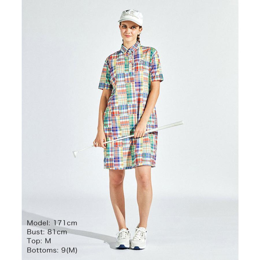 Munsingwear 公式 マンシングウェア 半袖ワンピース マドラス