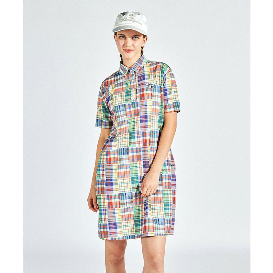 Munsingwear 公式 マンシングウェア 半袖ワンピース マドラス