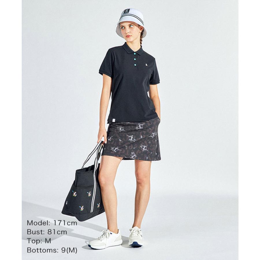 新品9号　マンシングウェア Munsingwear ブロックプリントスカート 新品9号 マンシングウェア Munsingwear ブロックプリント
