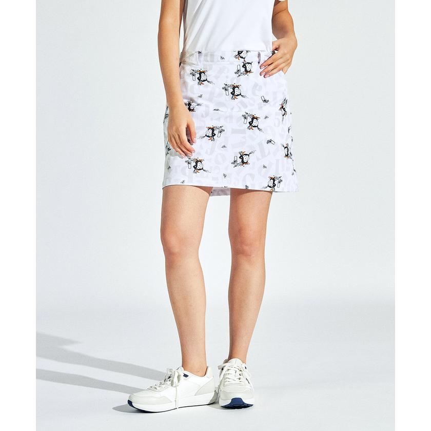 Munsingwear - 未使用品 MUNSING WEAR マンシングウェア ストレッチスカート 総柄 Munsingwear 公式 マンシングウェア ストレッチ ペンギン総柄
